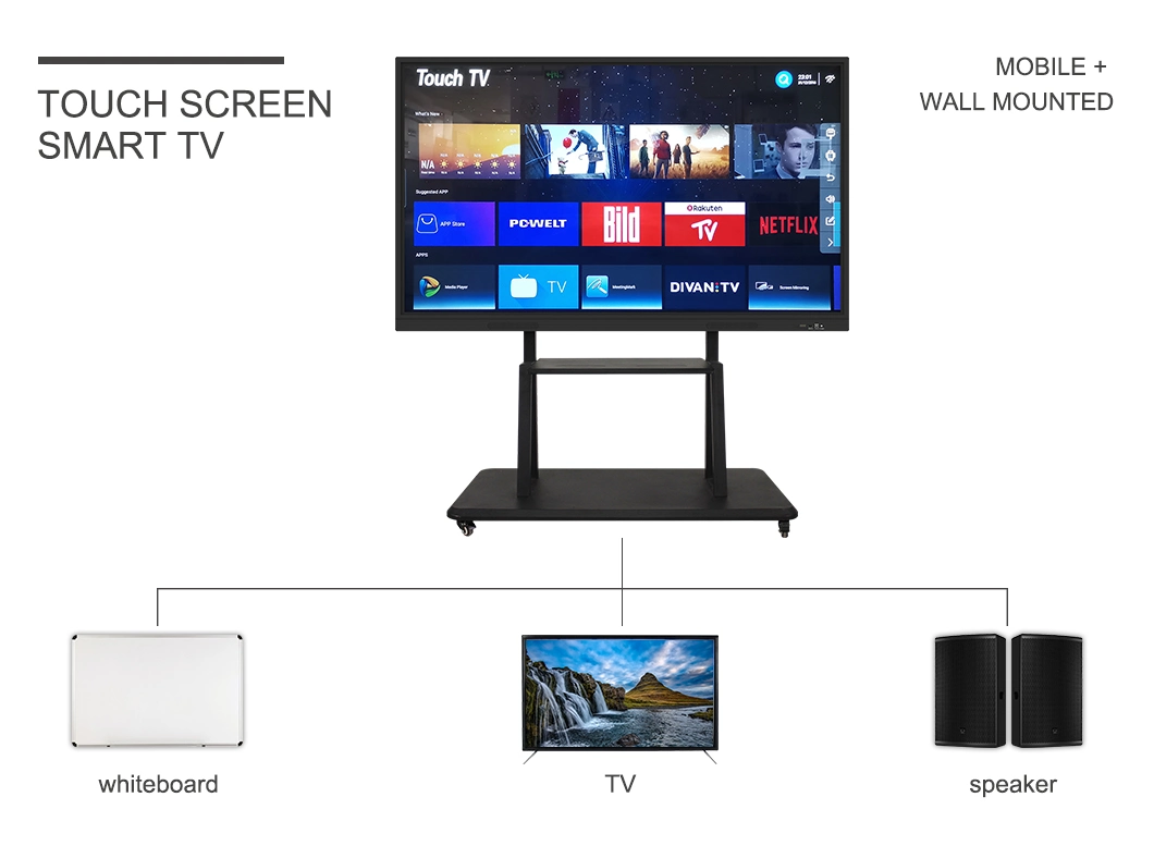 All in One Android 4K UHD LCD LED TV Smart Television