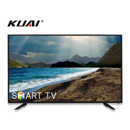 TV LED 50 55 pouces, vente en gros d'usine, 2K 4K FHD, Android 9, Smart TV