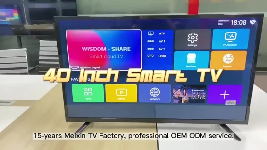 Prix ​​de gros d'usine OEM 42 43 pouces TV LED 2K FHD Smart TV télévision