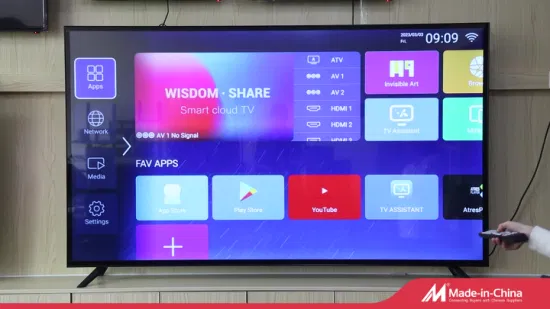 Fabricant de téléviseurs OEM Android Smart TV personnalisé 40 43 50 55 pouces 2K Full HD 4K Ultra HD écran plat LED TV